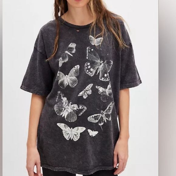 Free People Butterfly Sky Tee - Picture 1 of 8